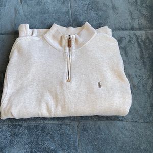 Mens Medium Polo Ralph Lauren Quarter Zip